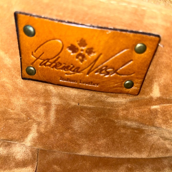 Patricia Nash Italian Leather PatchWork Tote HandBag Purse - Picture 12 of 12